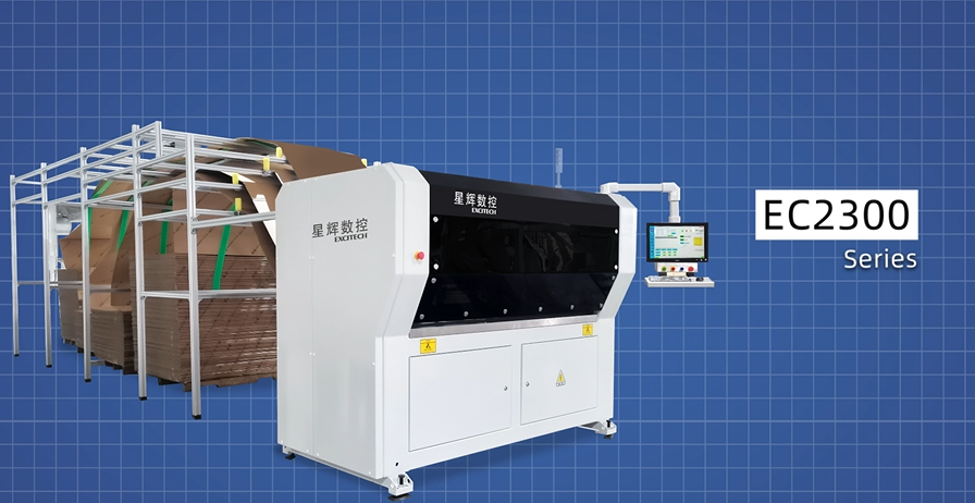 Excitech CNC 2300 kassefremstillingsmaskine, smarte pakkeløsninger!