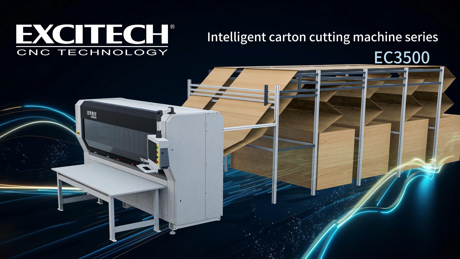 Excitech Corrugated Box Cutting Machine - løsningen til højkvalitets skæring i emballageindustrien.