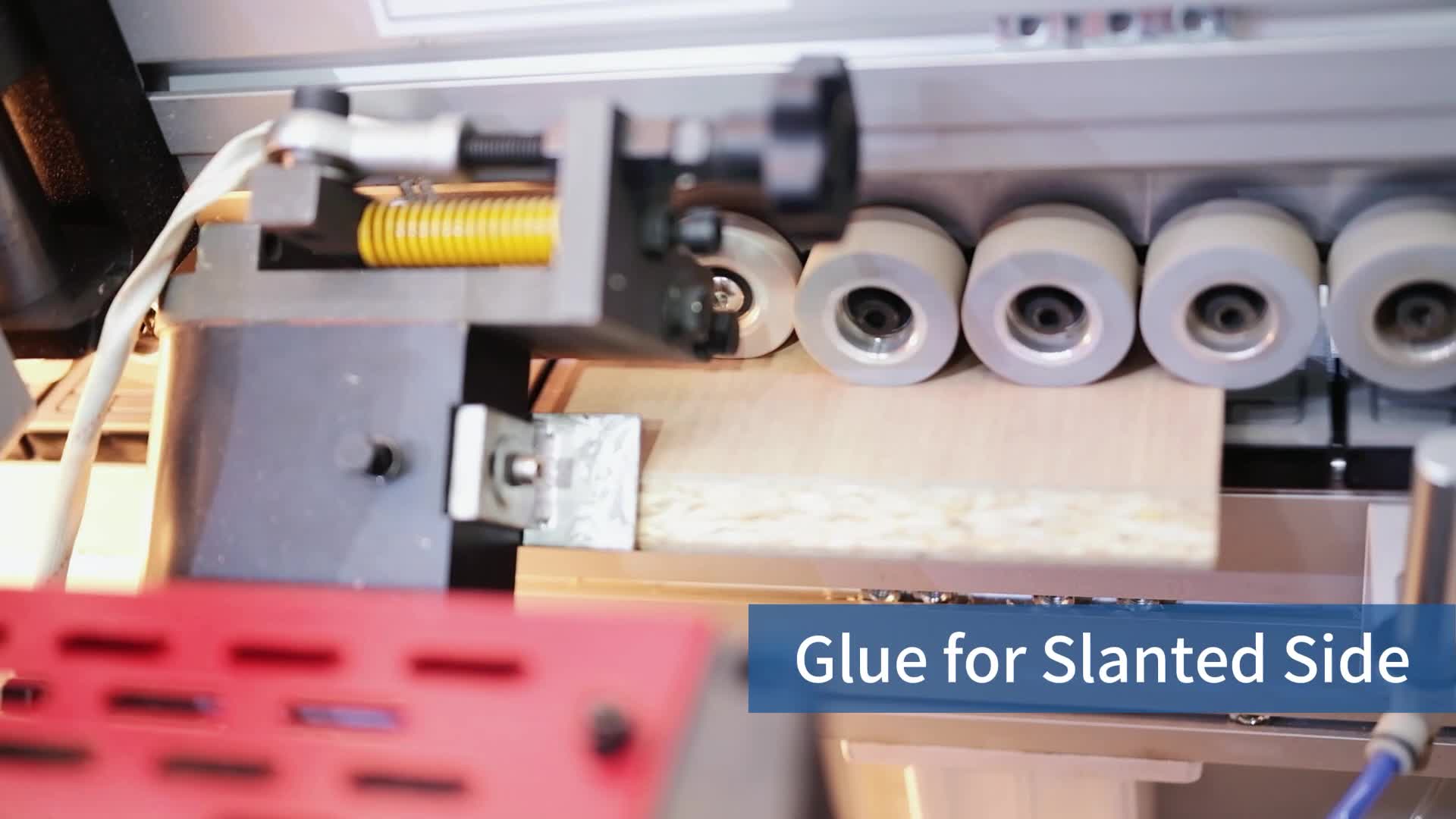 EXCITECH kantbåndmaskine til lige kant og skråkant - opfylder flere produktionsbehov!