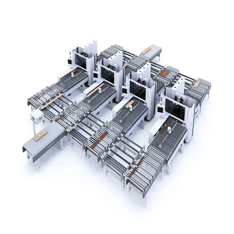Dørpanelmøbler Automatiseret CNC Nesting Unit Line