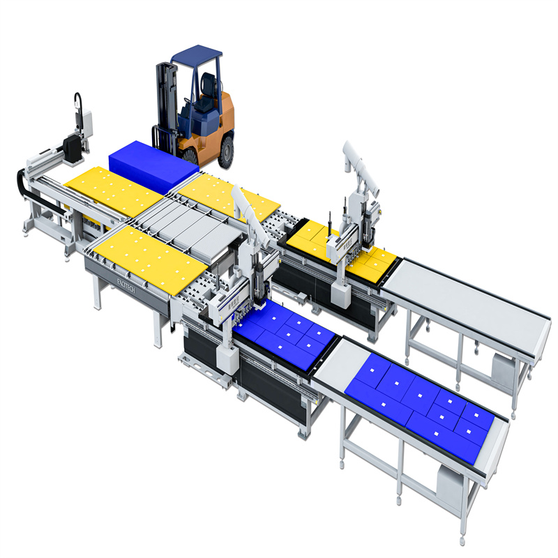 Træbearbejdning CNC Intelligent Furniture Factory Nesting Unit